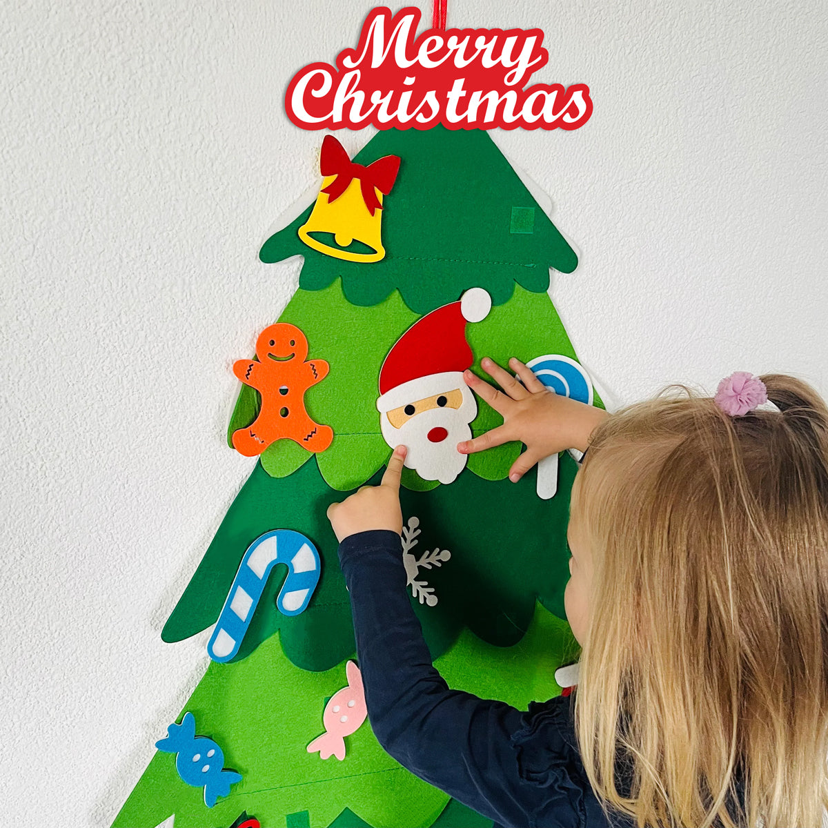 KiddoSpace™ Christmas Tree for Kids (Includes 20+ Decorations)