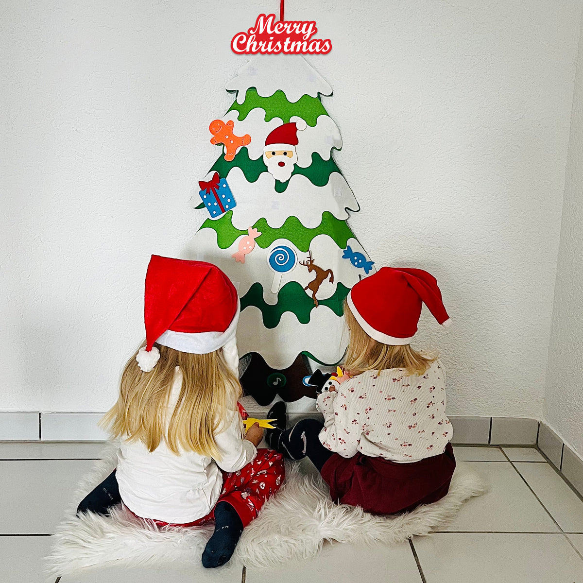 KiddoSpace™ Christmas Tree for Kids (Includes 20+ Decorations)