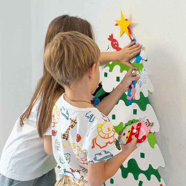 KiddoSpace™ Christmas Tree for Kids (Includes 20+ Decorations)