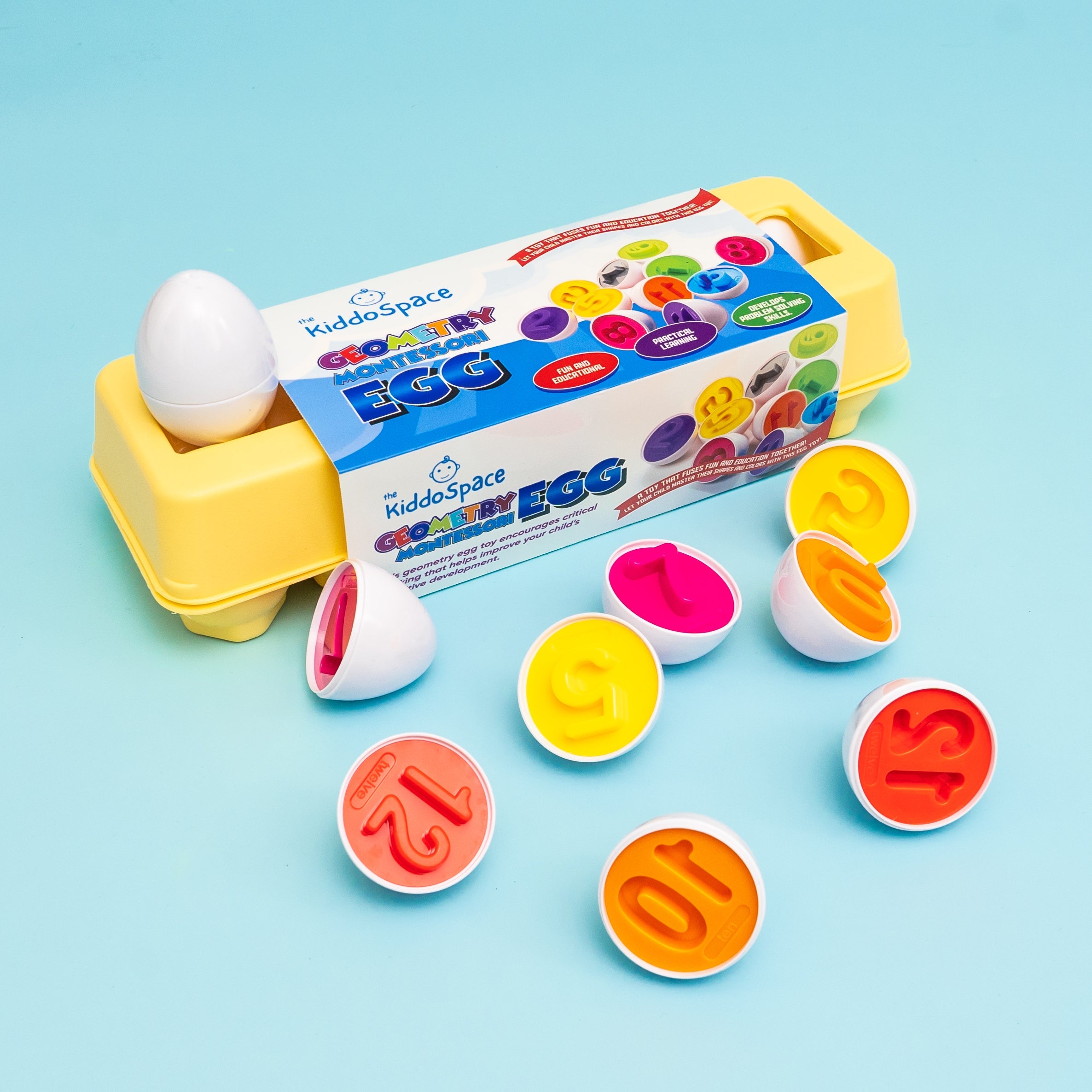 KiddoSpace™ - Geometry Egg Toy