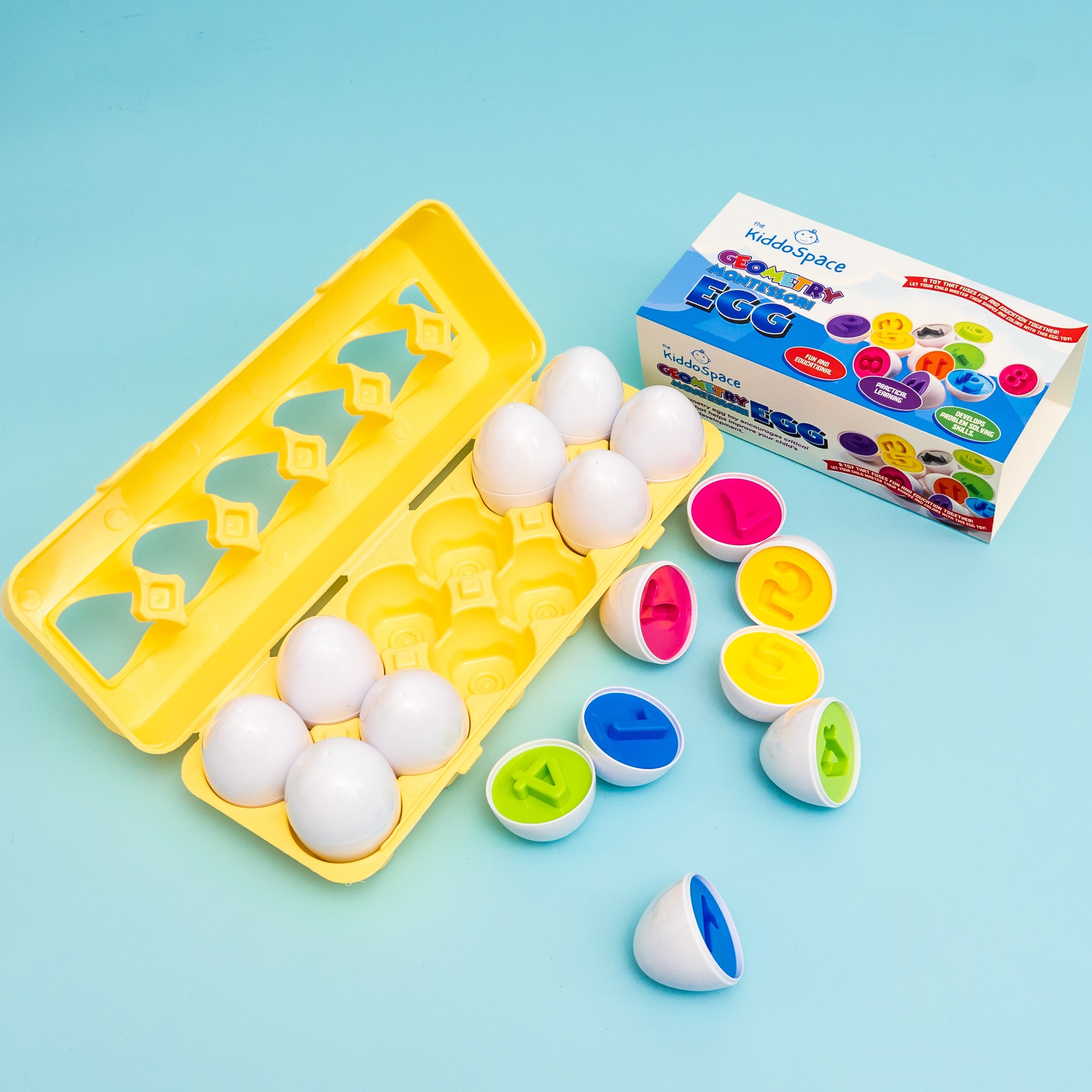 KiddoSpace™ - Geometry Egg Toy