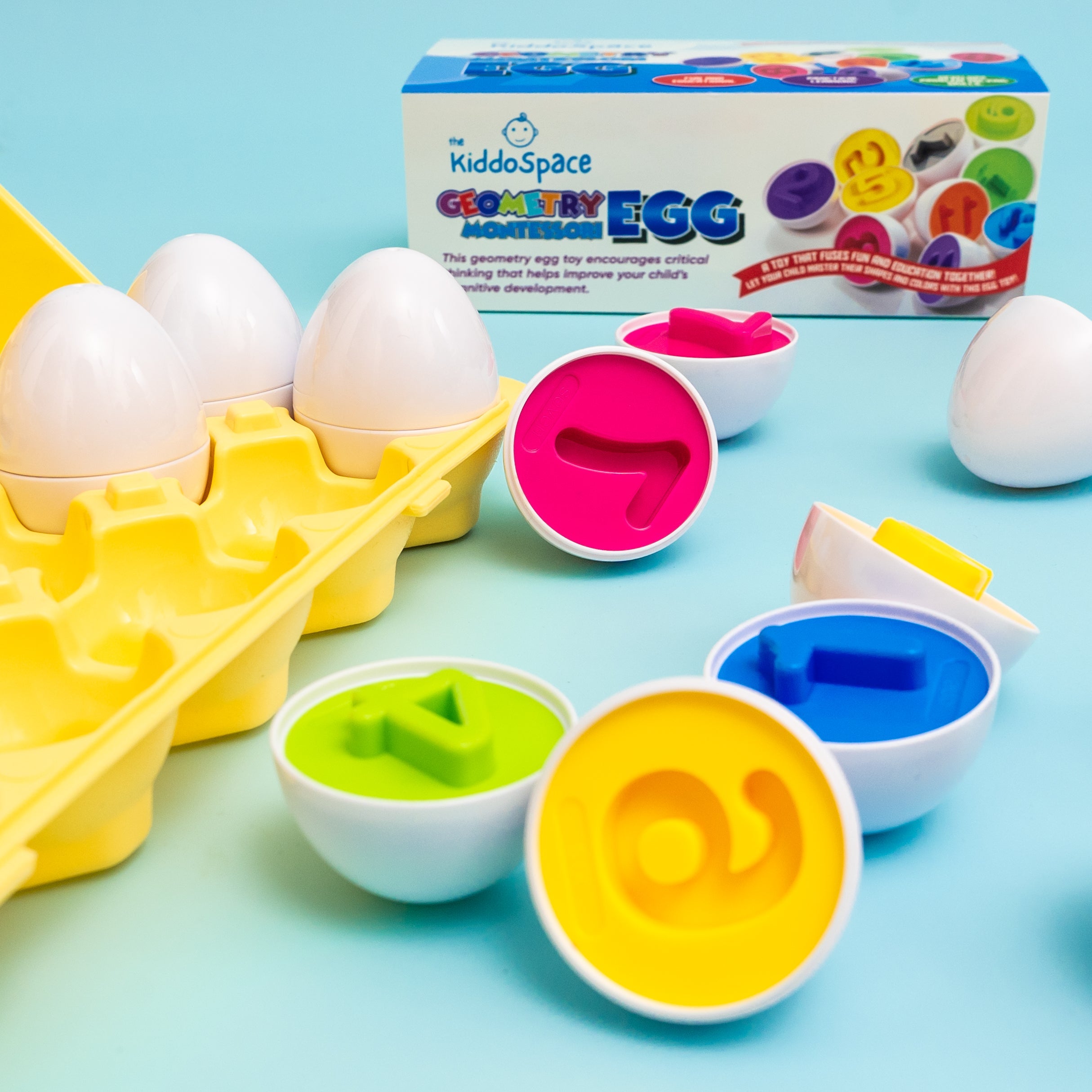 KiddoSpace™ - Geometry Egg Toy